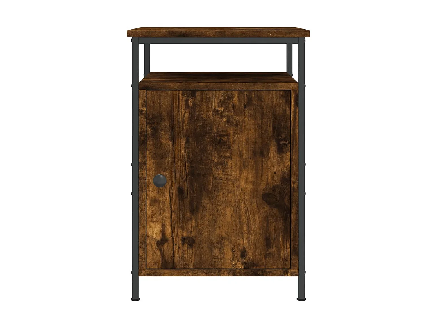 2er-Set Nachttische Nachtschrank Räuchereiche 40x42x60 cm Holzwerkstoff -RN64868