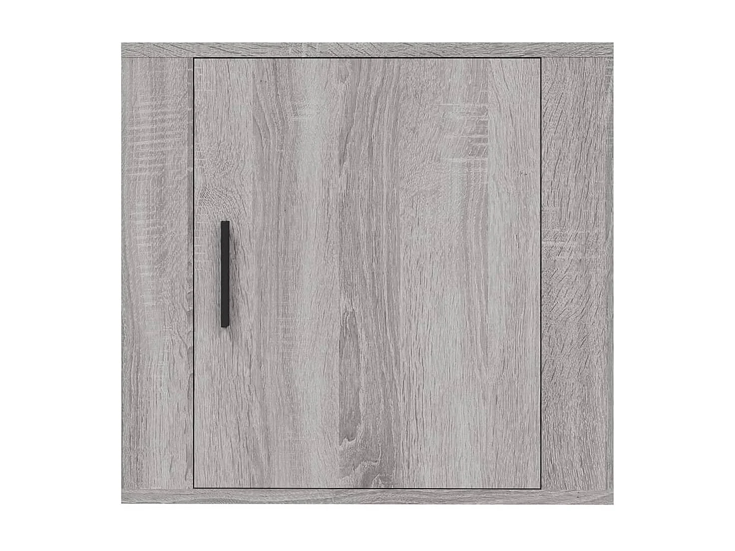 Wand-Nachttisch Grau Nachtschrank Sonoma 50x30x47 cm -RN40642