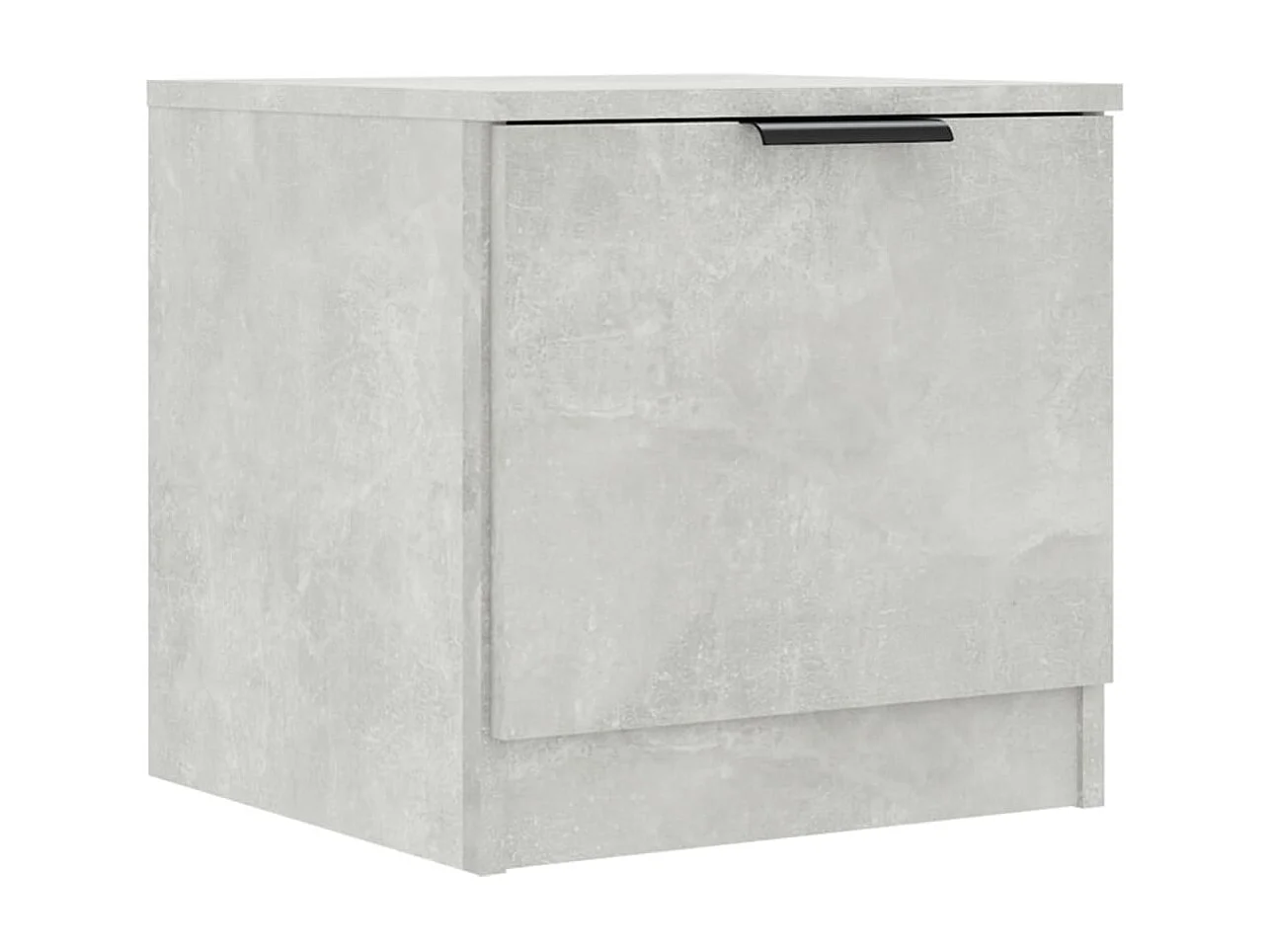 Nachttisch Betongrau Nachtschrank 40x39x40 cm -RN18038