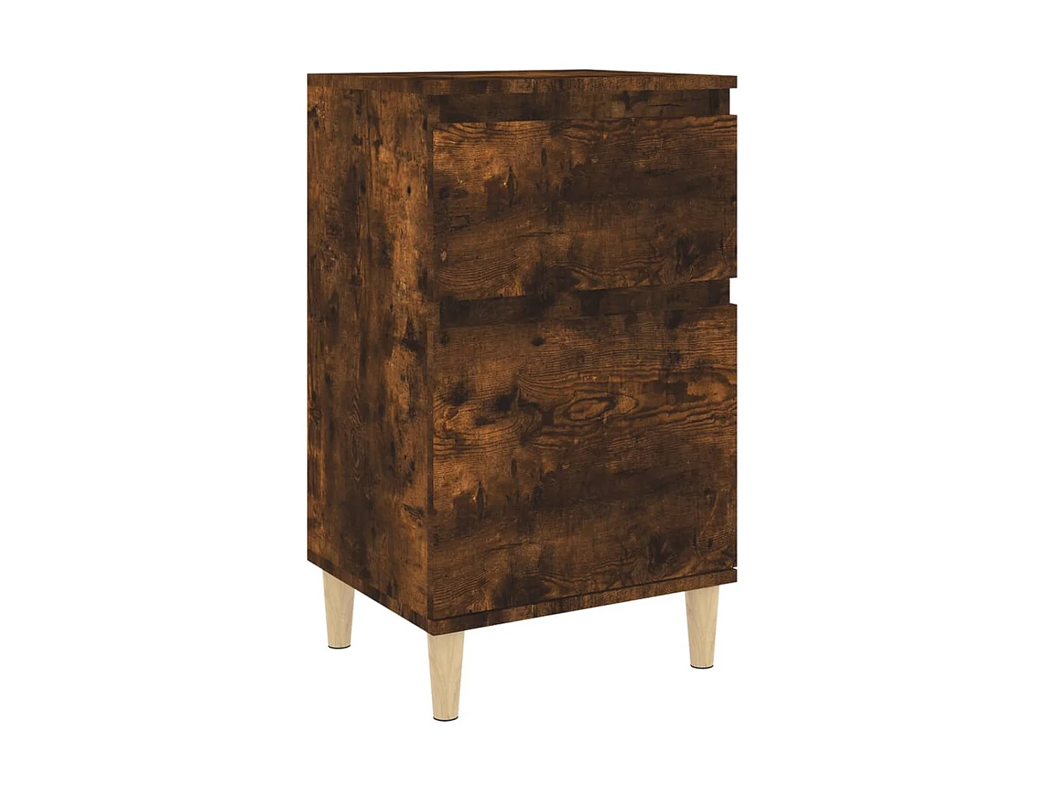 Nachttisch Nachtschrank Räuchereiche 40x35x70 cm -RN32223