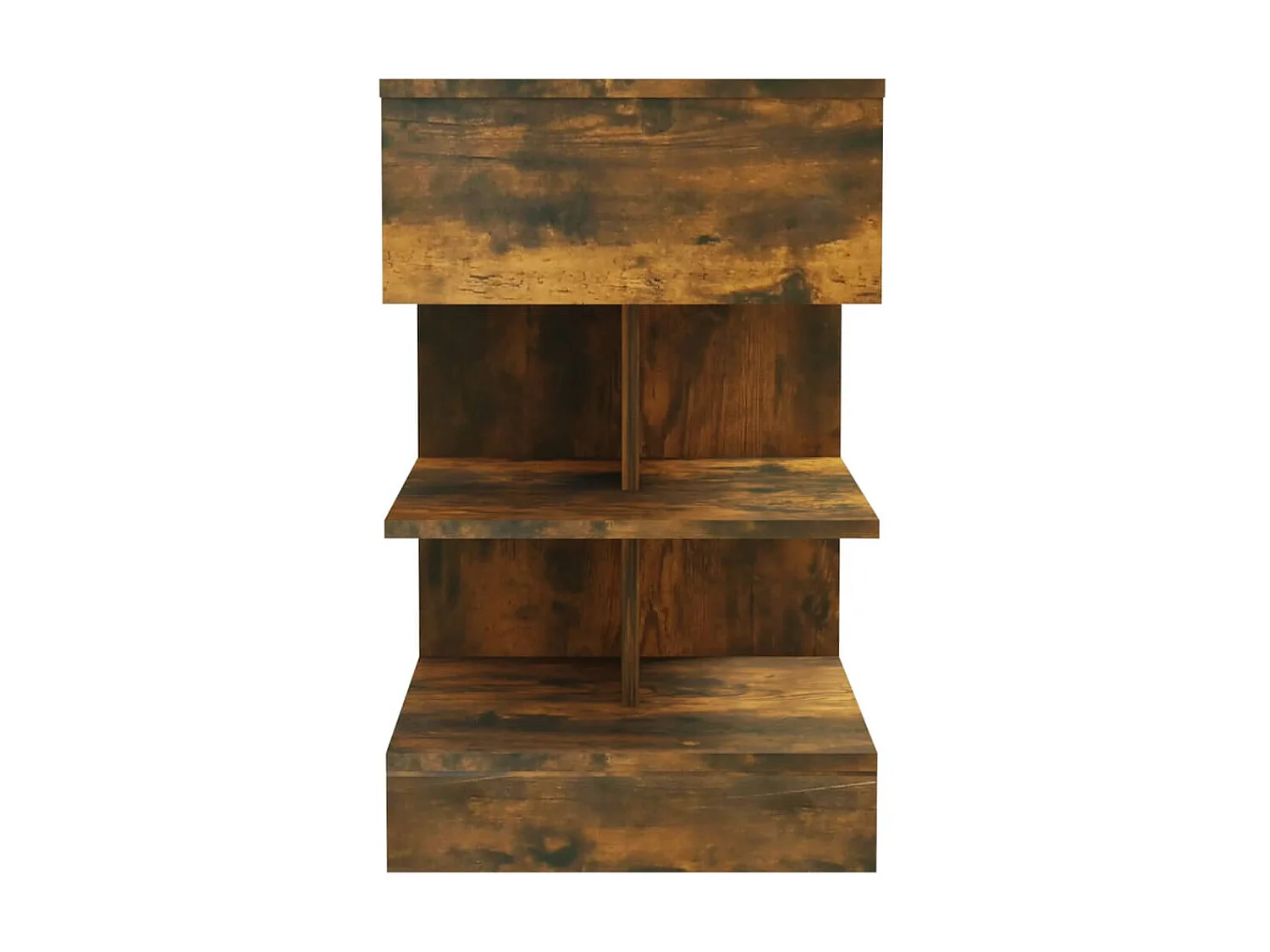 2er-Set Nachttische Nachtschrank Räuchereiche 40x35x65 cm Holzwerkstoff -RN31577