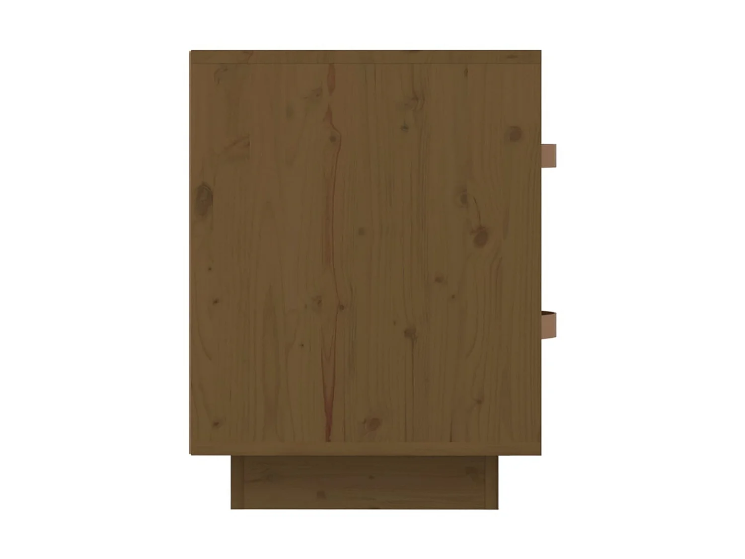 Nachttisch Nachtschrank Honigbraun 40x34x45 cm Massivholz Kiefer -RN29953