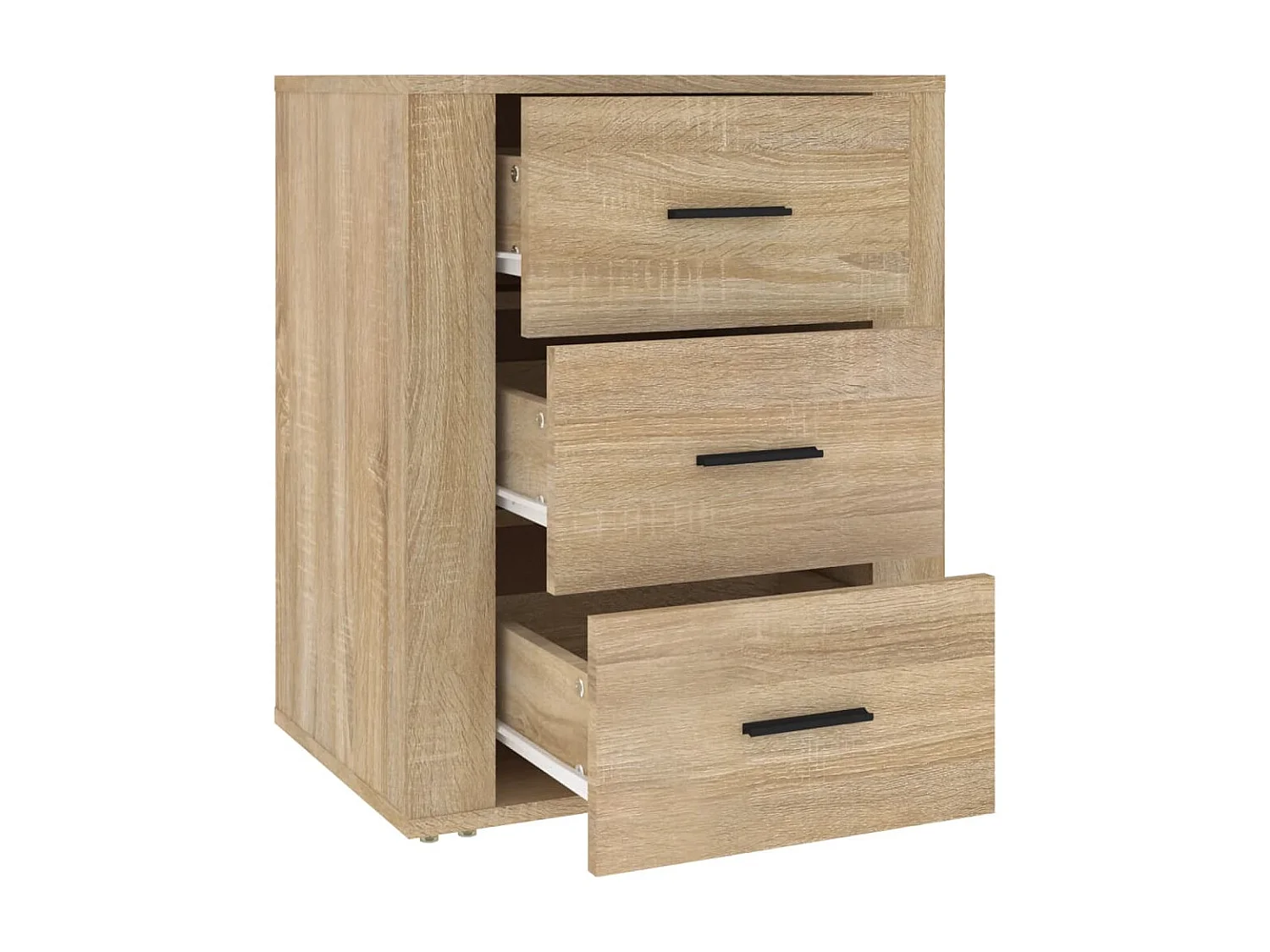 Nachttisch Nachtschrank Sonoma-Eiche 50x36x60 cm Holzwerkstoff -RN11562