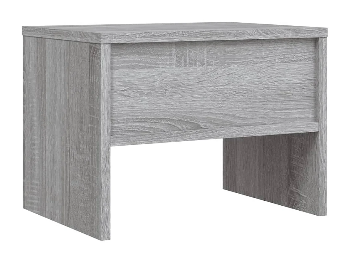Nachttisch Grau Nachtschrank Sonoma 40x30x30 cm Holzwerkstoff -RN94654