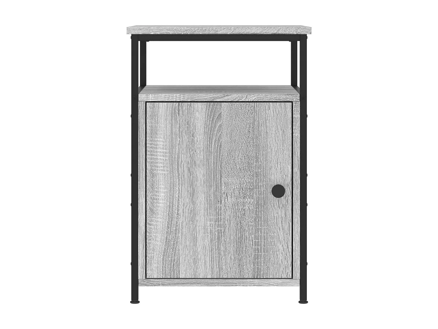 2er-Set Nachttische Nachtschrank Grau Sonoma 40x42x60 cm Holzwerkstoff -RN60472