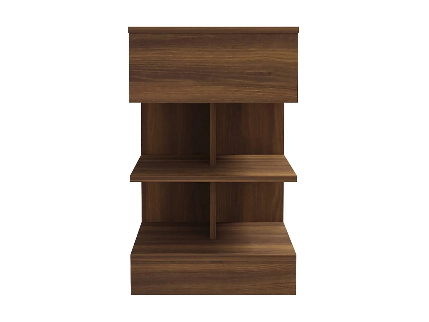 Nachttisch Nachtschrank Braun Eiche 40x35x65 cm Holzwerkstoff -RN49809