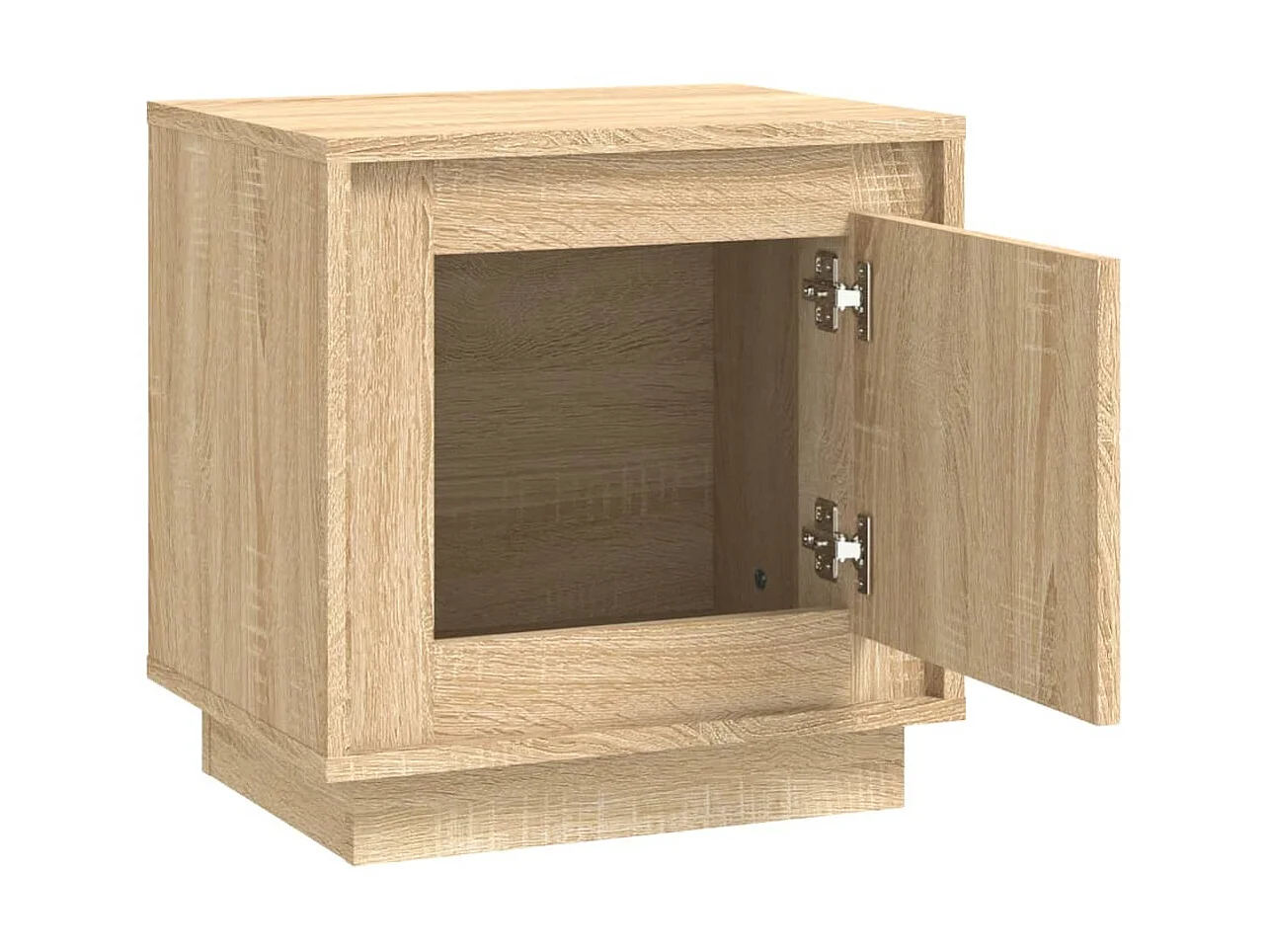 2er-Set Nachttische Nachtschrank Sonoma-Eiche 44x35x45 cm Holzwerkstoff -RN28373
