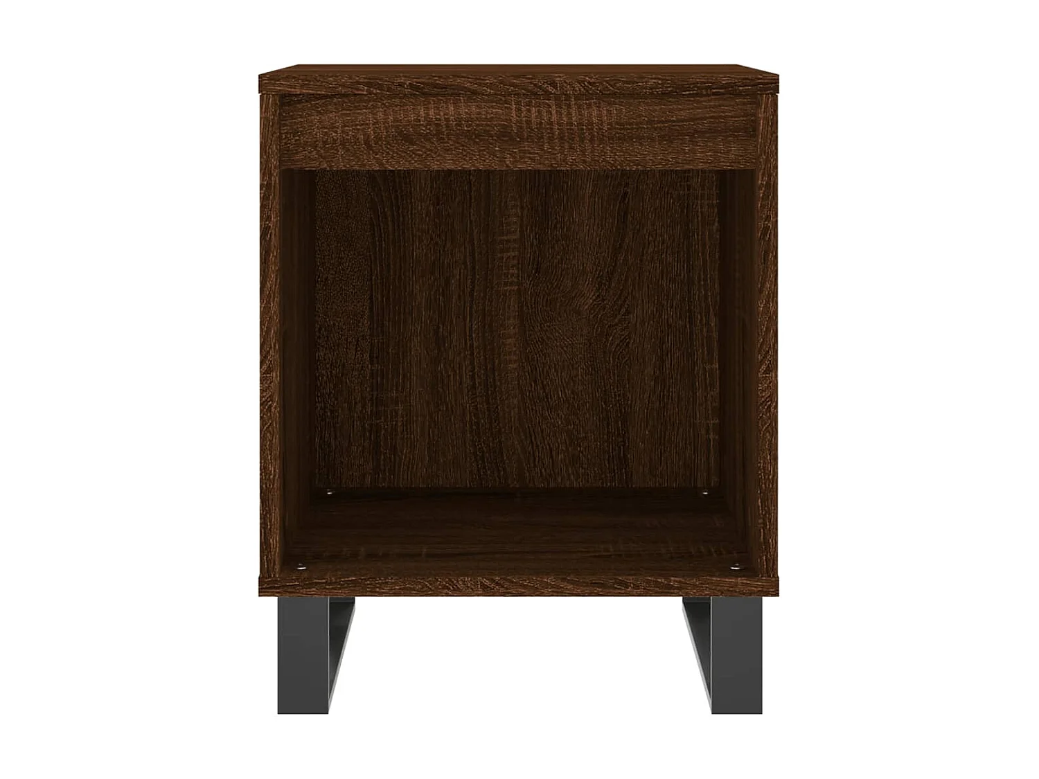 2er-Set Nachttische Nachtschrank Braun Eichen-Optik 40x35x50 cm Holzwerkstoff -RN74406