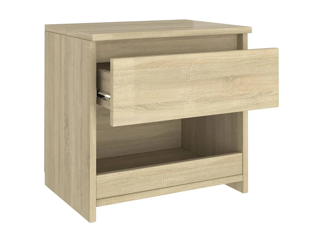 Nachttisch Nachtschrank Sonoma-Eiche 40x30x39 cm Holzwerkstoff -RN99534
