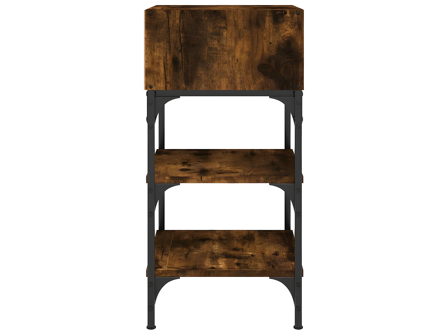 2er-Set Nachttische Nachtschrank Räuchereiche 35x34,5x70 cm Holzwerkstoff -RN58767