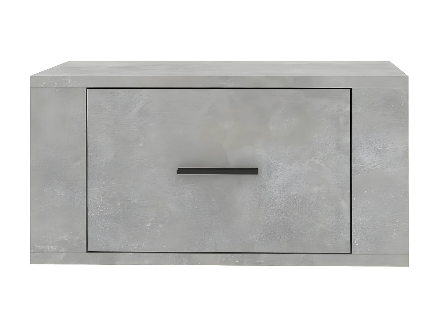 Wand-Nachttisch Betongrau Nachtschrank 50x36x25 cm -RN88921