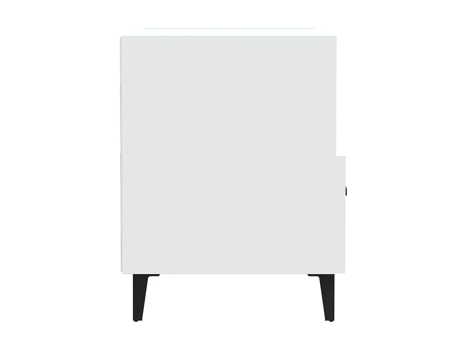 2er-Set Nachttische Nachtschrank Weiß Holzwerkstoff -RN41793