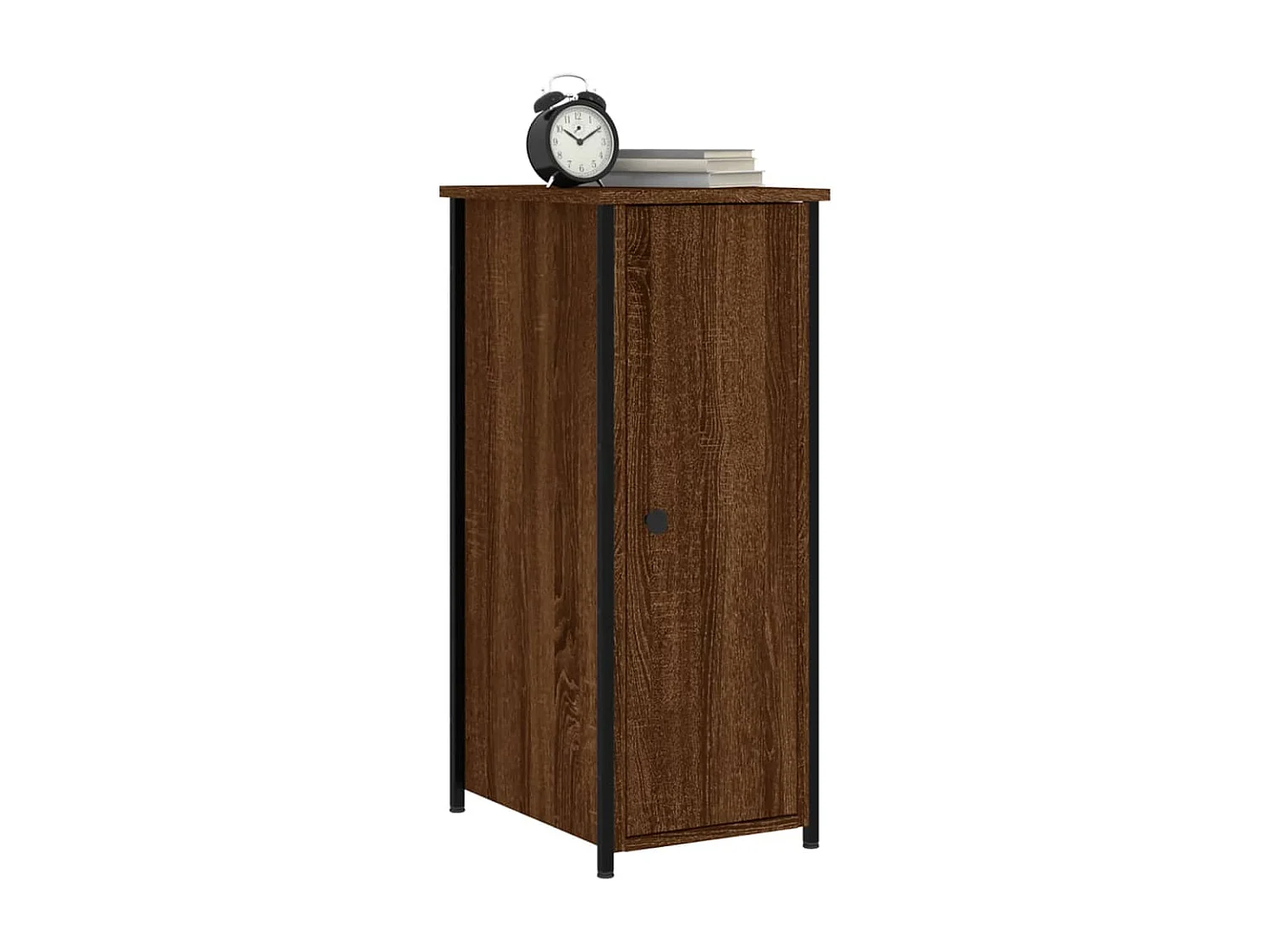 2er-Set Nachttische Nachtschrank Braun Eichen-Optik 32x42x80 cm Holzwerkstoff -RN39471