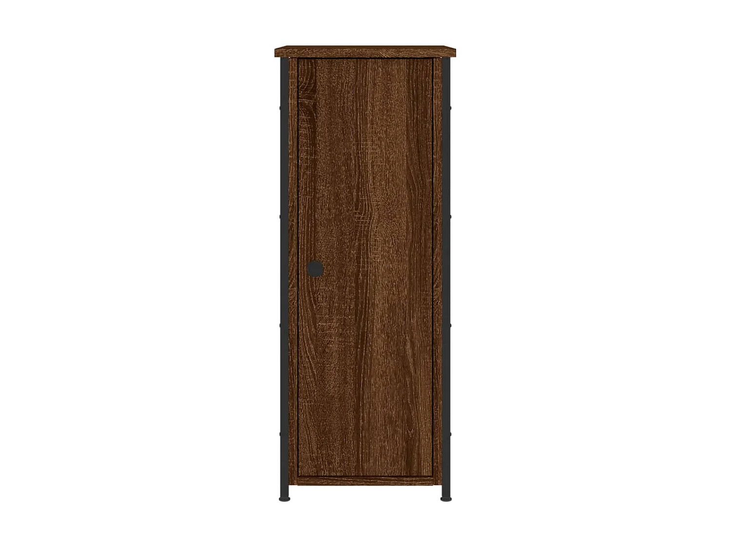 2er-Set Nachttische Nachtschrank Braun Eichen-Optik 32x42x80 cm Holzwerkstoff -RN39471