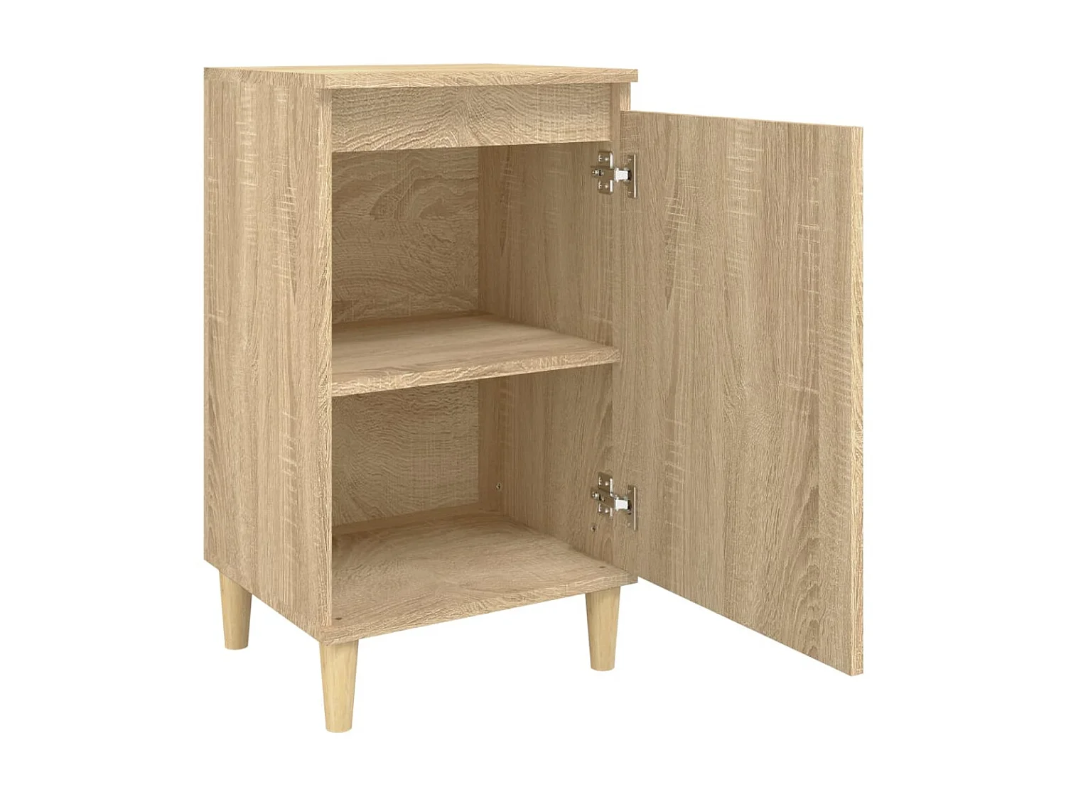 2er-Set Nachttische Nachtschrank Sonoma-Eiche 40x35x70 cm Holzwerkstoff -RN22492