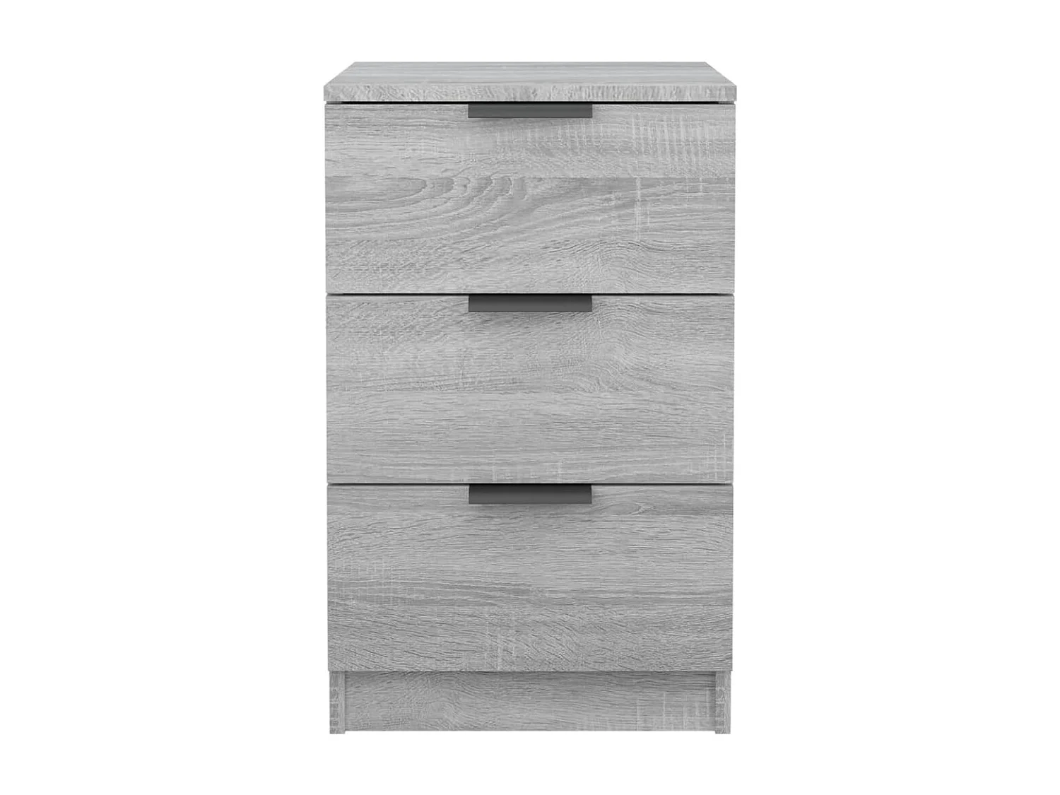 Nachttisch Grau Nachtschrank Sonoma 40x36x65 cm -RN97496