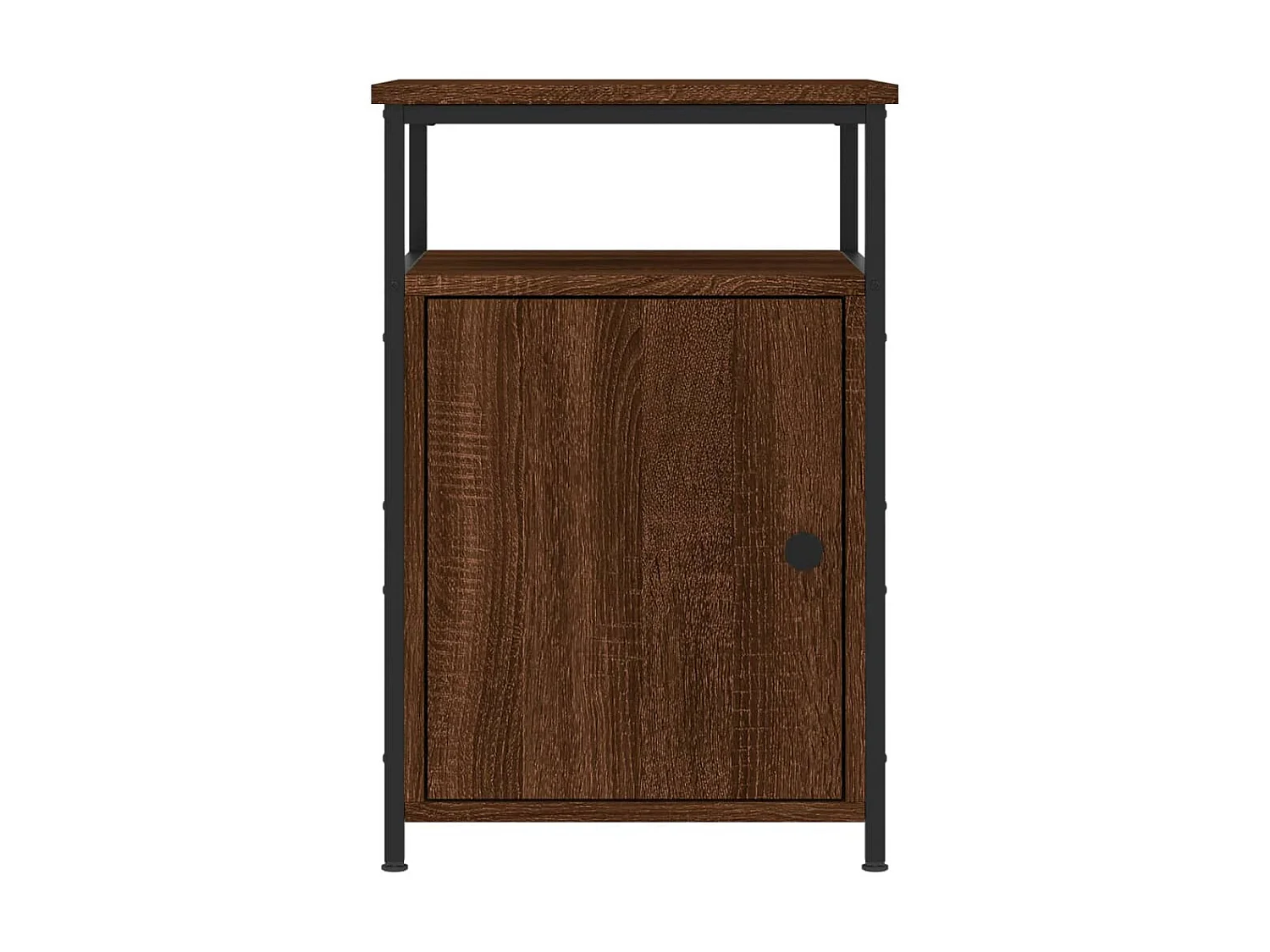 Nachttisch Nachtschrank Braun Eichen-Optik 40x42x60 cm Holzwerkstoff -RN19691