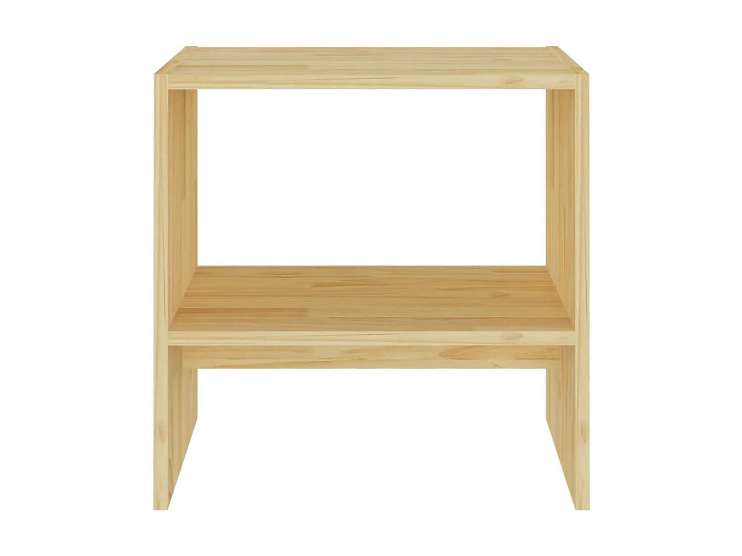 Nachttisch Nachtschrank 40x30,5x40 cm Massivholz Kiefer -RN66355