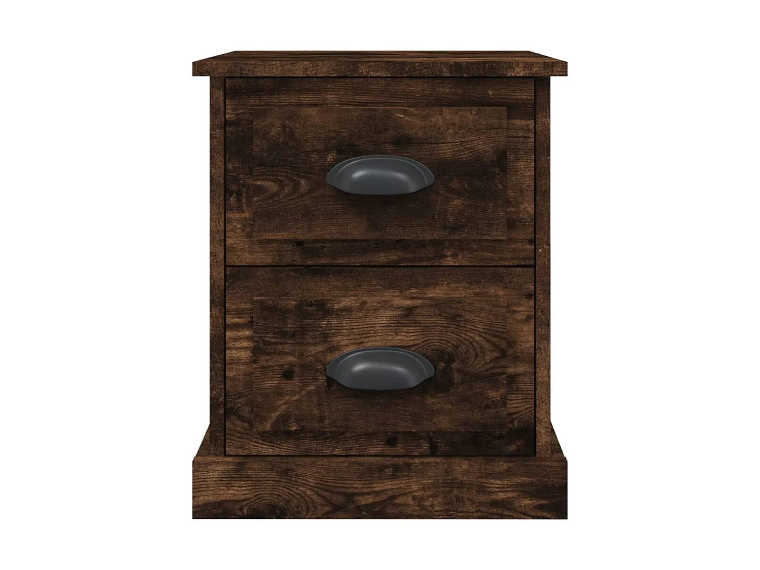 Nachttisch Nachtschrank Räuchereiche 39x39x47,5 cm Holzwerkstoff -RN16743