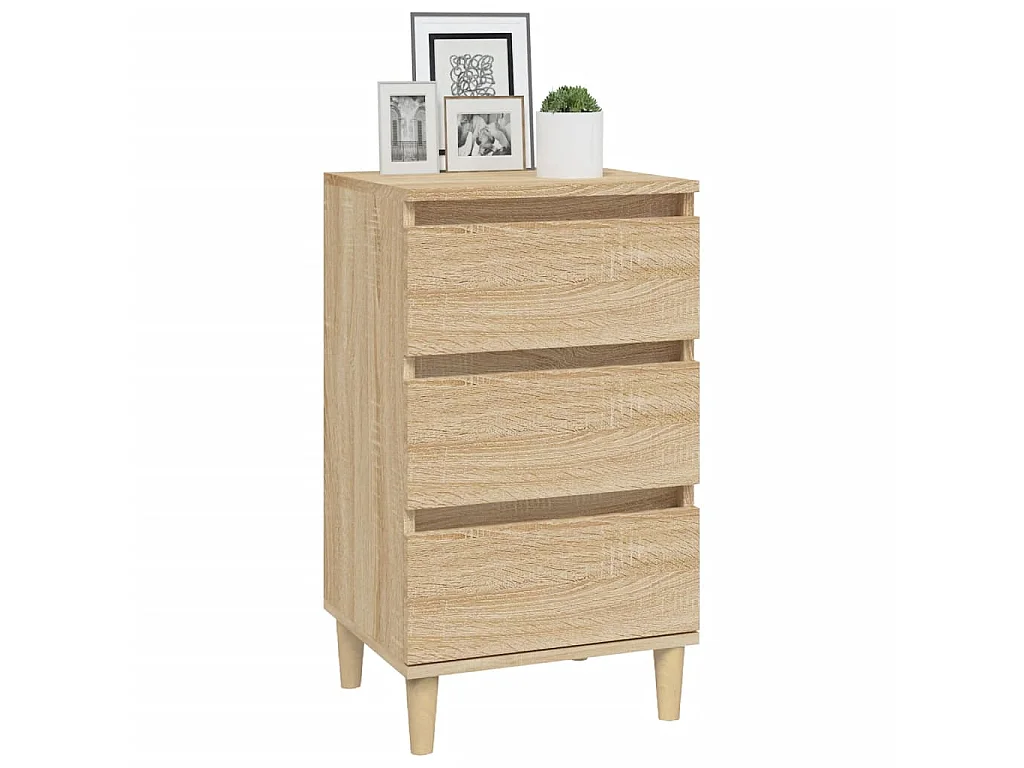 Nachttisch Nachtschrank Sonoma-Eiche 40x35x70 cm Holzwerkstoff -RN35160