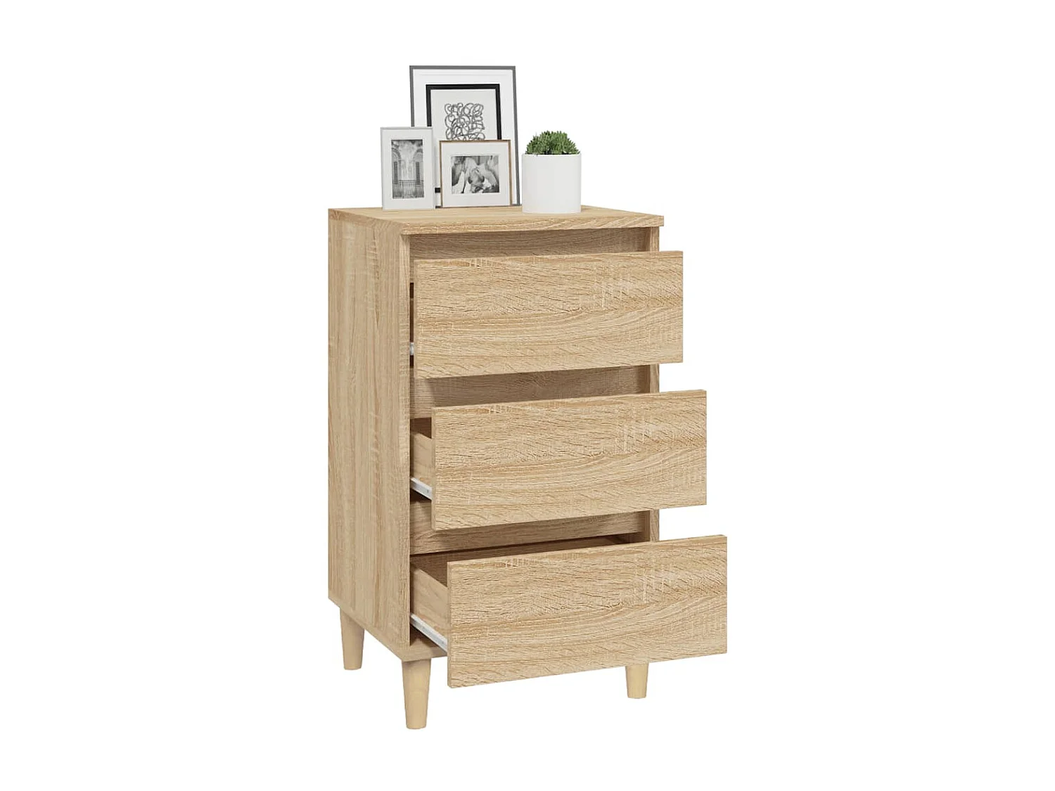 Nachttisch Nachtschrank Sonoma-Eiche 40x35x70 cm Holzwerkstoff -RN35160