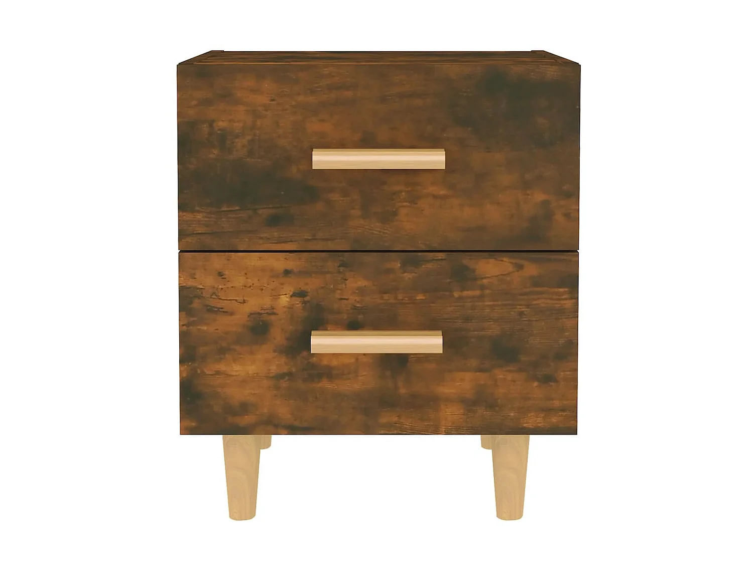 Nachttisch Nachtschrank Räuchereiche 40x35x47,5 cm -RN27429