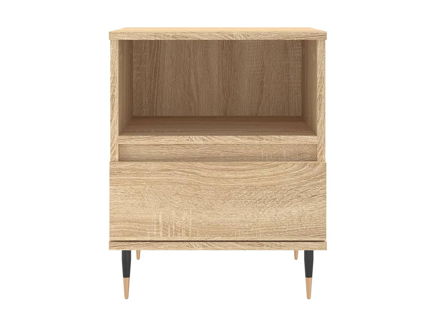2er-Set Nachttische Nachtschrank Sonoma-Eiche 40x35x50 cm Holzwerkstoff -RN20875
