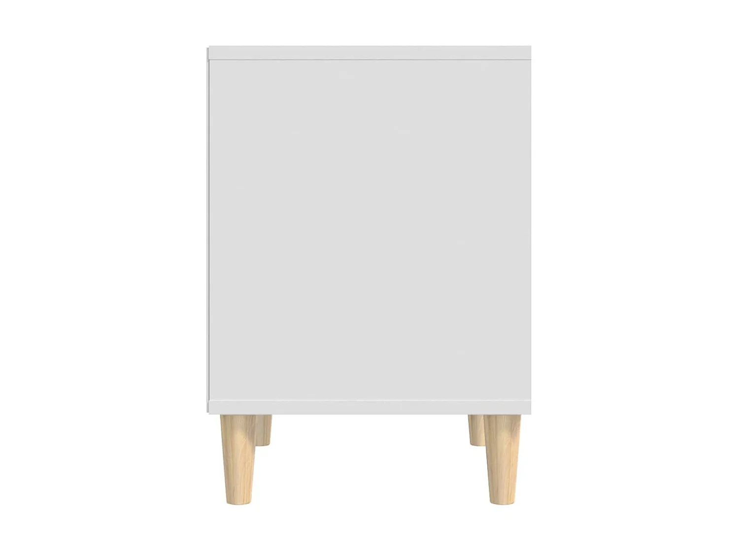 Nachttisch Nachtschrank Weiß 40x35x50 cm Holzwerkstoff -RN52647