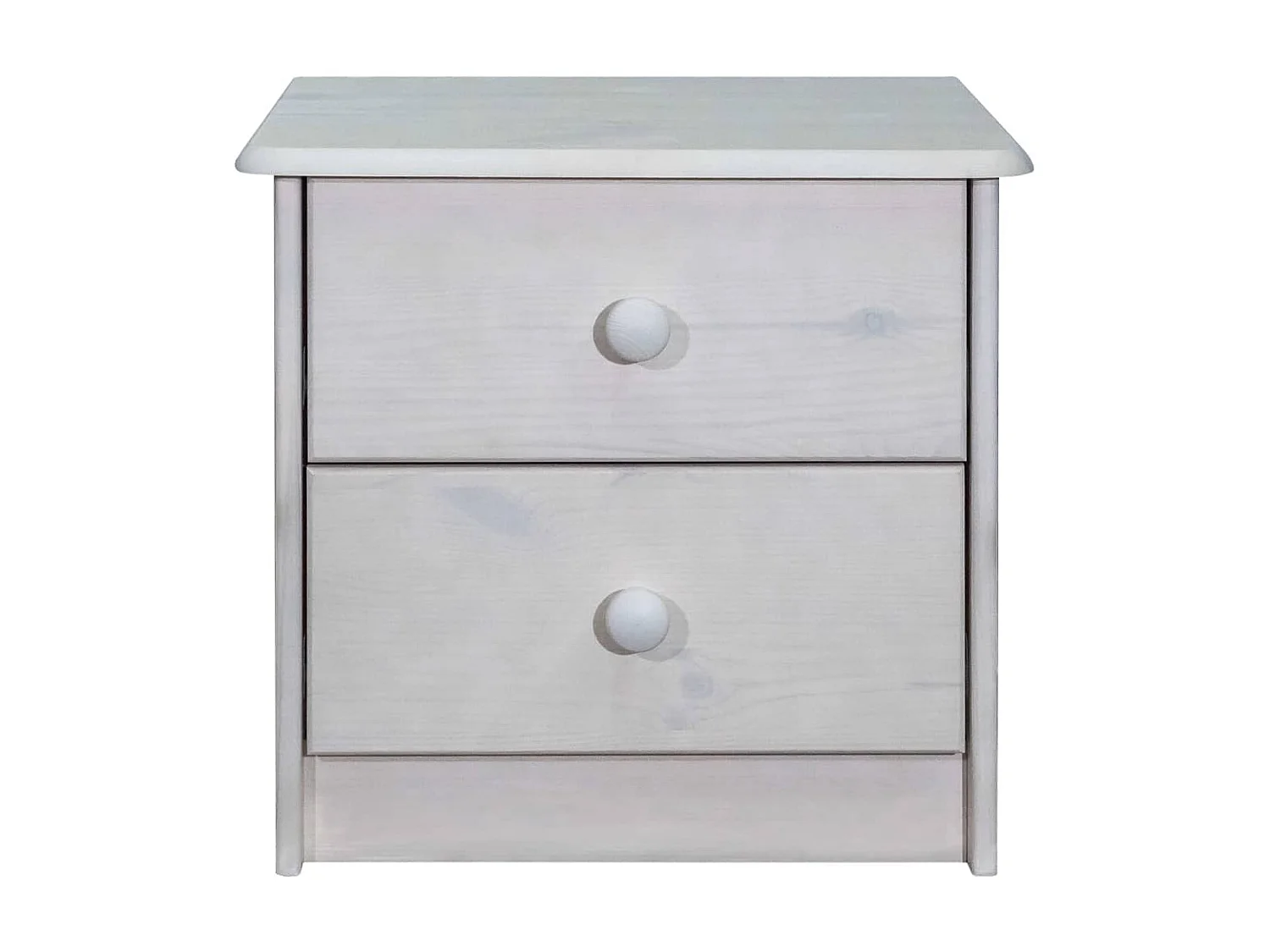 Nachttisch Nachtschrank 43x34x40 cm Massivholz Kiefer -RN61407