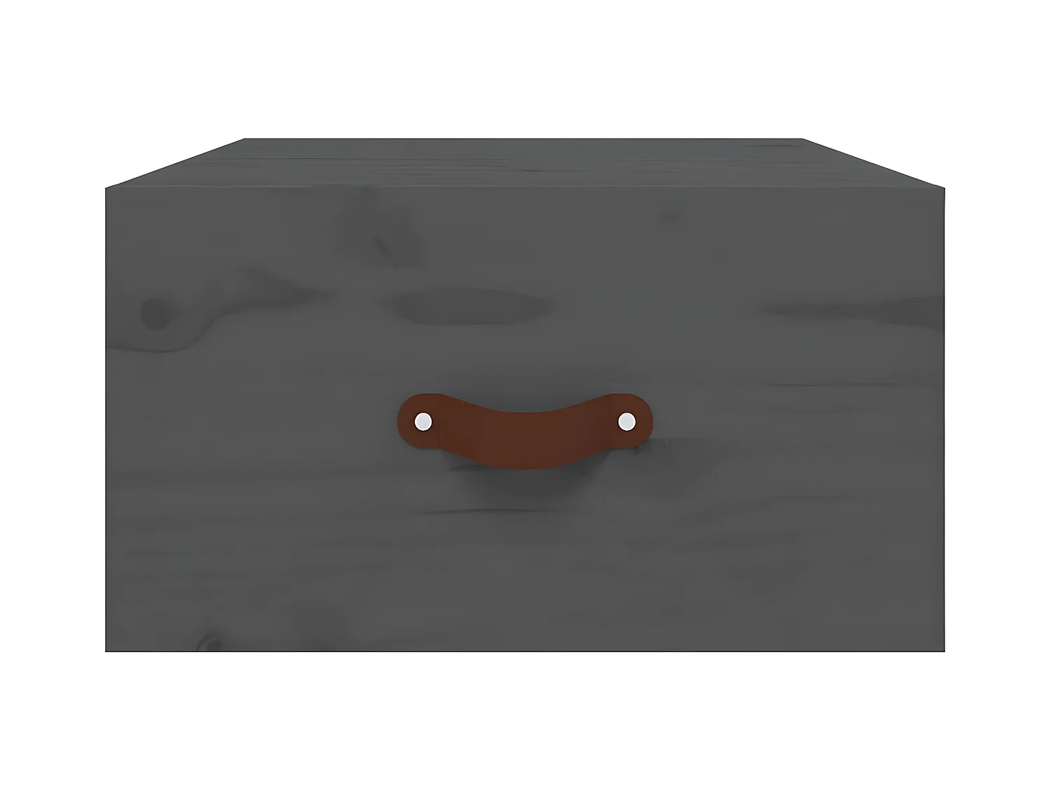 2er-Set Wand-Nachttische Nachtschrank Grau 40x29,5x22 cm -RN87863