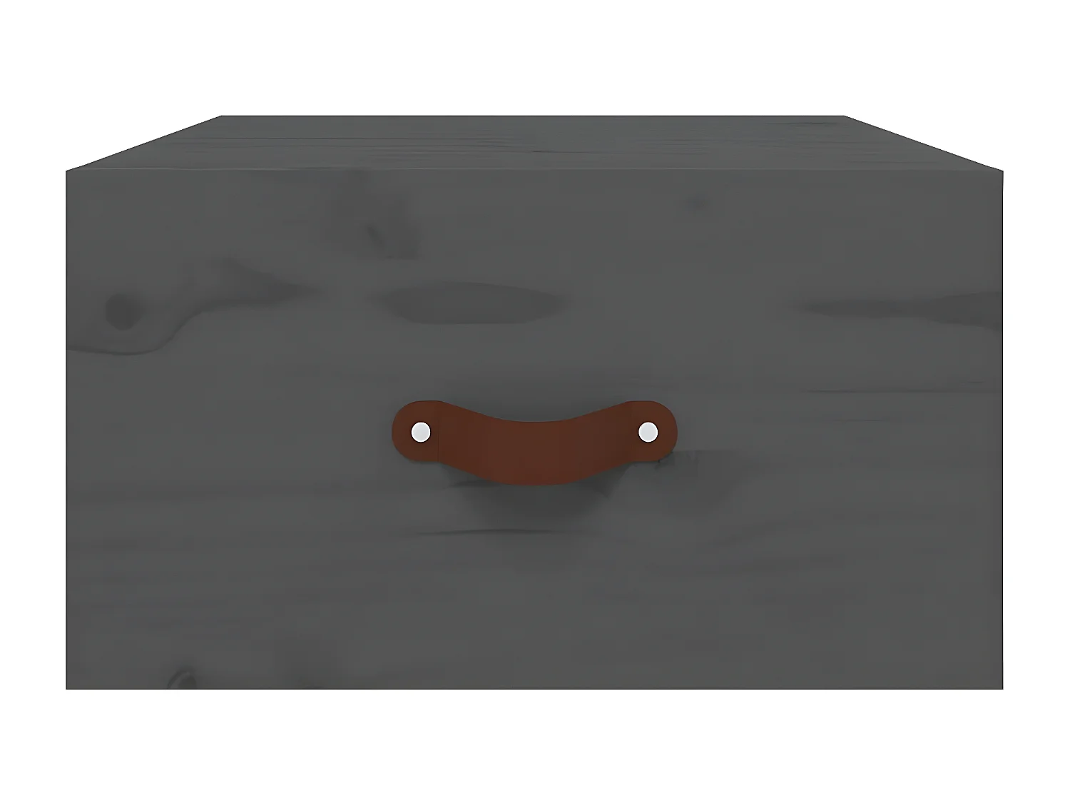 2er-Set Wand-Nachttische Nachtschrank Grau 40x29,5x22 cm -RN87863