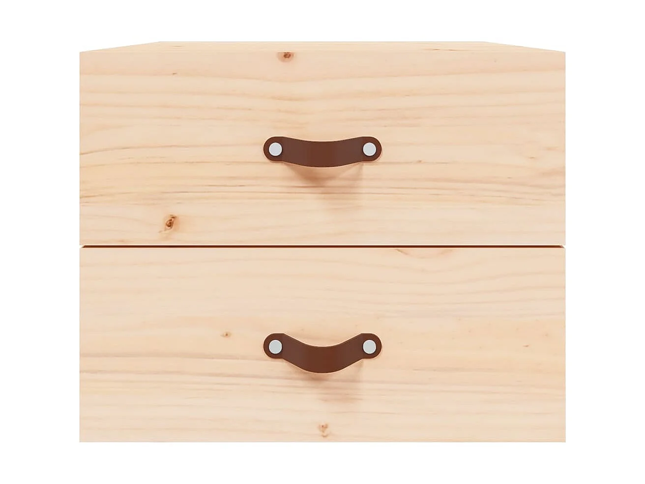 2er-Set Wand-Nachttische Nachtschrank 50x36x40 cm -RN15694