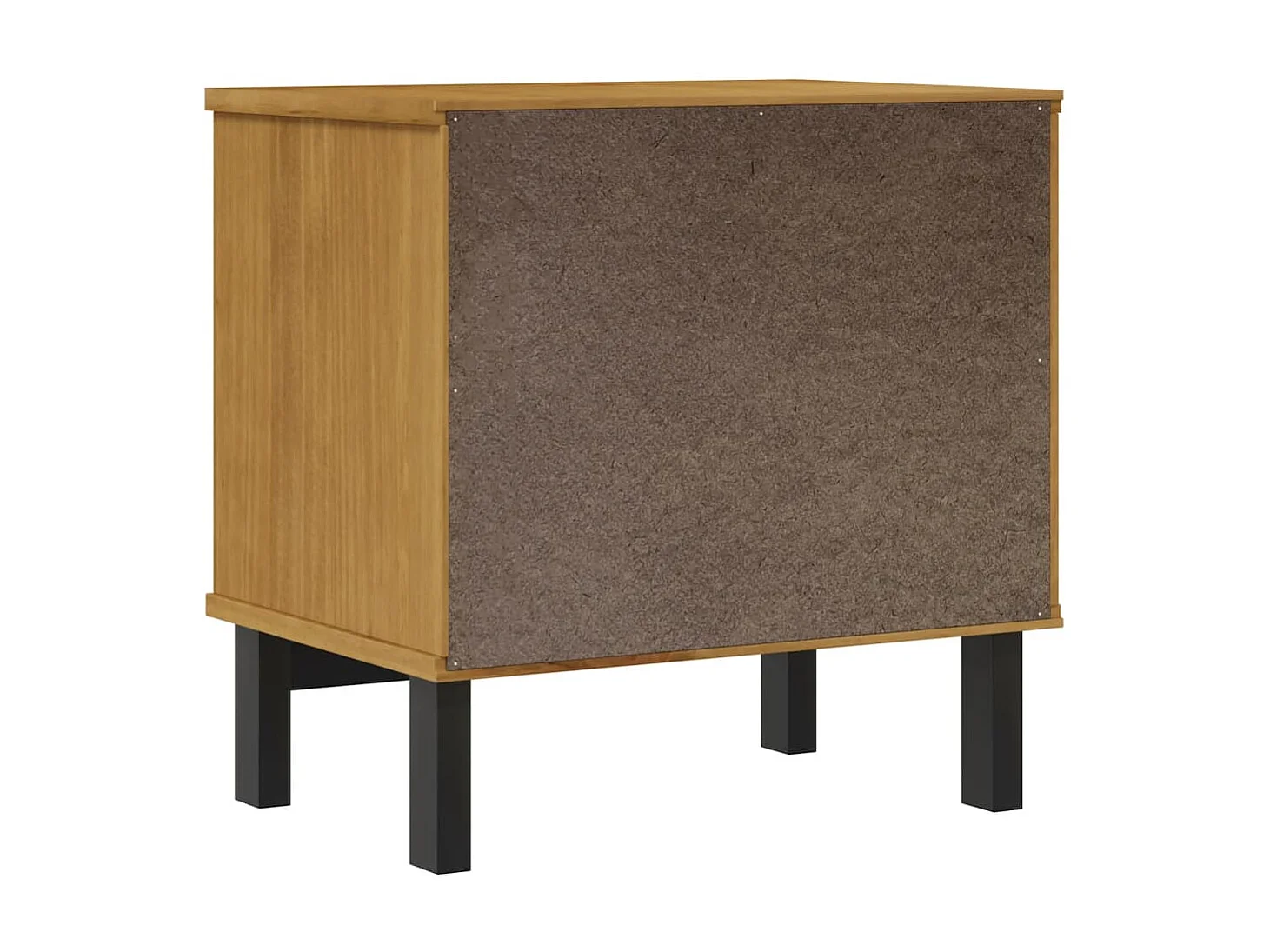 Nachttisch Nachtschrank FLAM 49x35x50 cm Massivholz Kiefer -RN12744