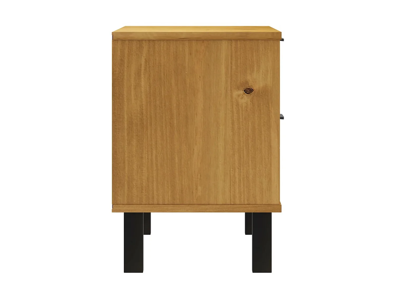 Nachttisch Nachtschrank FLAM 49x35x50 cm Massivholz Kiefer -RN12744