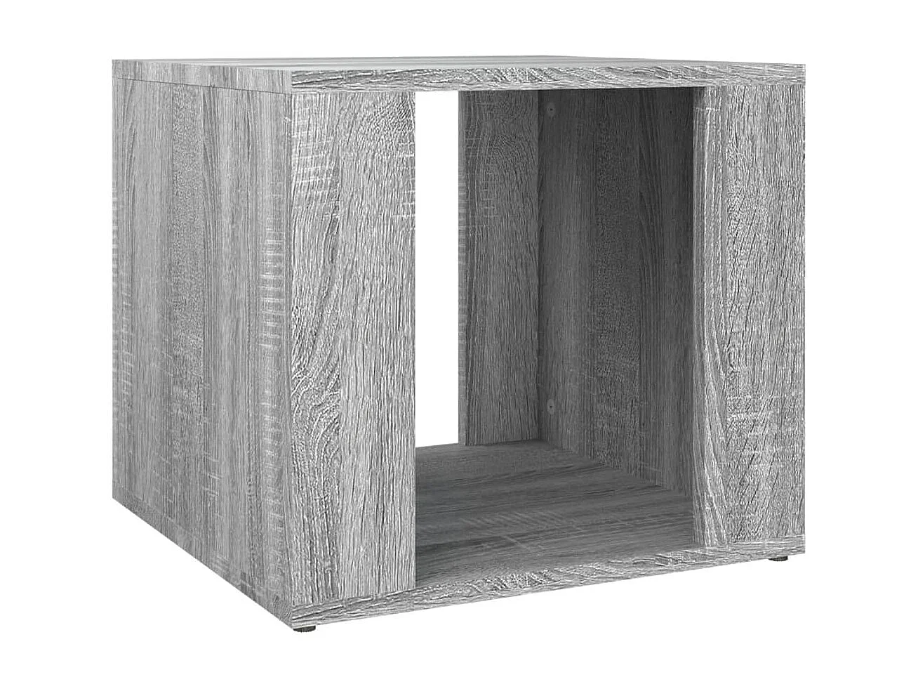 Nachttisch Grau Nachtschrank Sonoma 41x40x36 cm Holzwerkstoff -RN58237