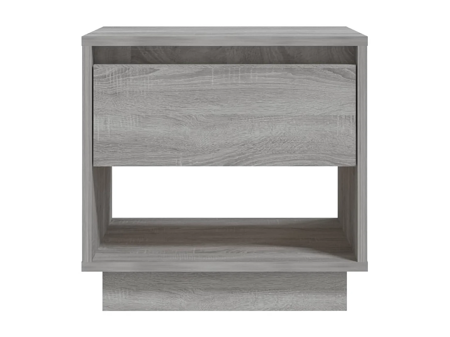 2er-Set Nachttische Nachtschrank Grau Sonoma 45x34x44 cm Holzwerkstoff -RN39808