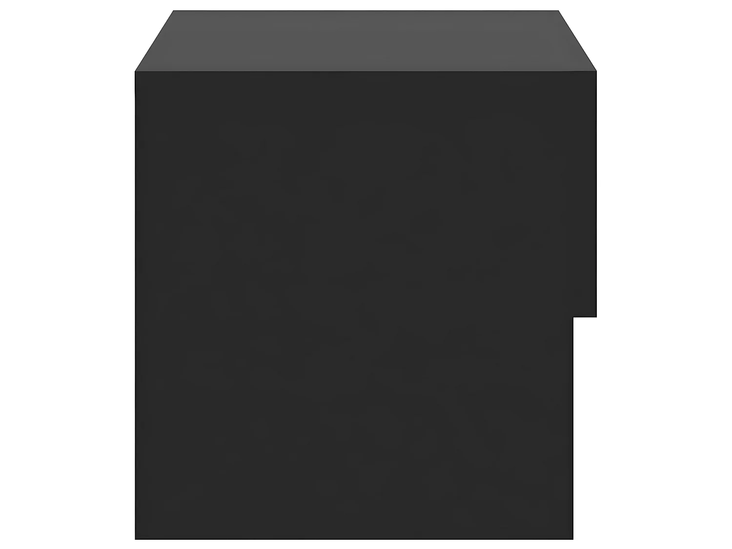 Wand-Nachttisch Nachtschrank Schwarz -RN21415