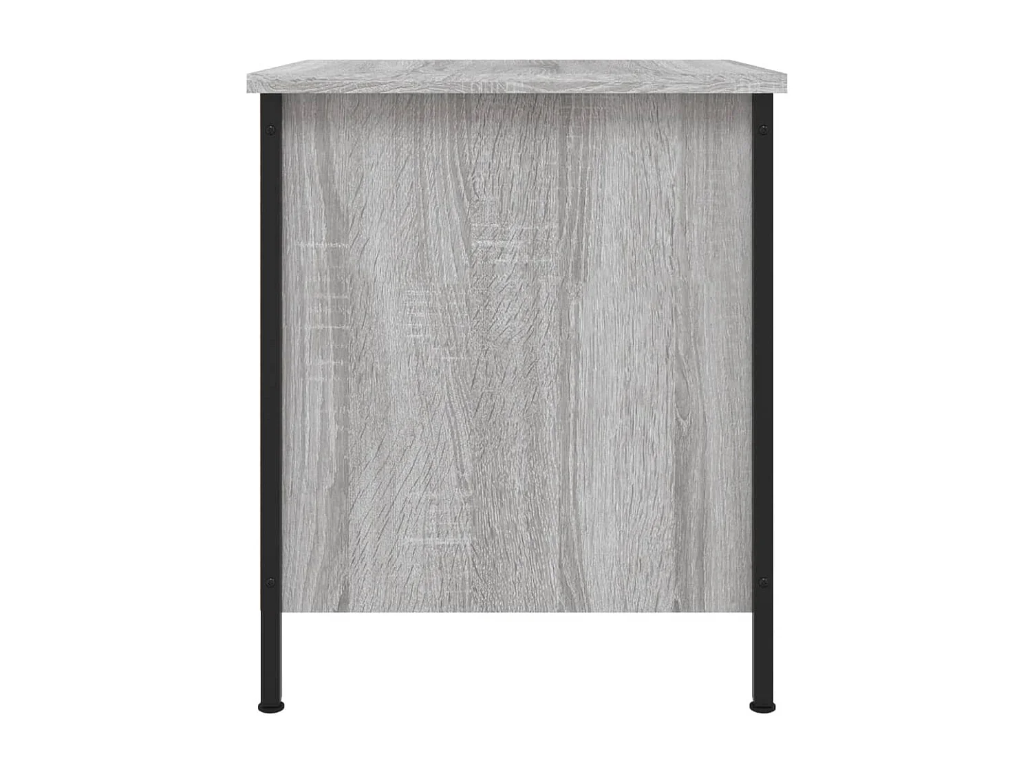 Nachttisch Grau Nachtschrank Sonoma-Eiche 40x42x50 cm Holzwerkstoff -RN46630