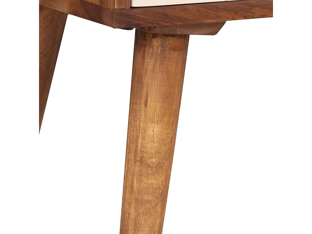 Nachttisch Nachtschrank 45 x 30 x 45 cm Massivholz -RN61556