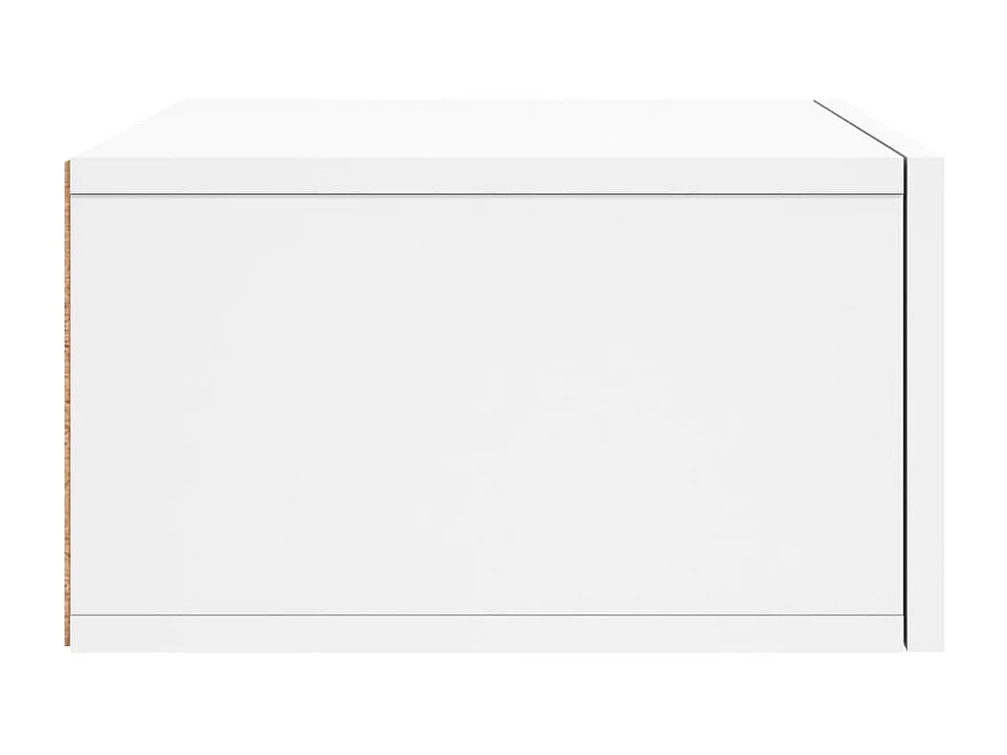 Wand-Nachttisch Nachtschrank Weiß 35x35x20 cm -RN60774