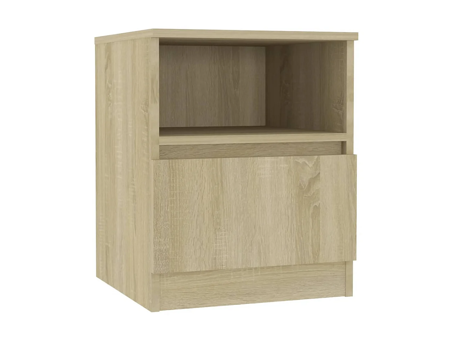 Nachttisch Nachtschrank Sonoma-Eiche 40x40x50 cm Holzwerkstoff -RN22019