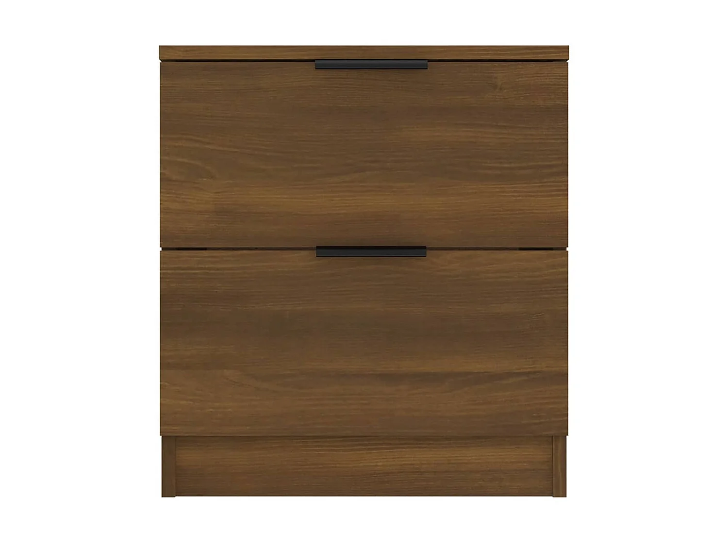 2er-Set Nachttische Nachtschrank Braun Eichen-Optik Holzwerkstoff -RN88542