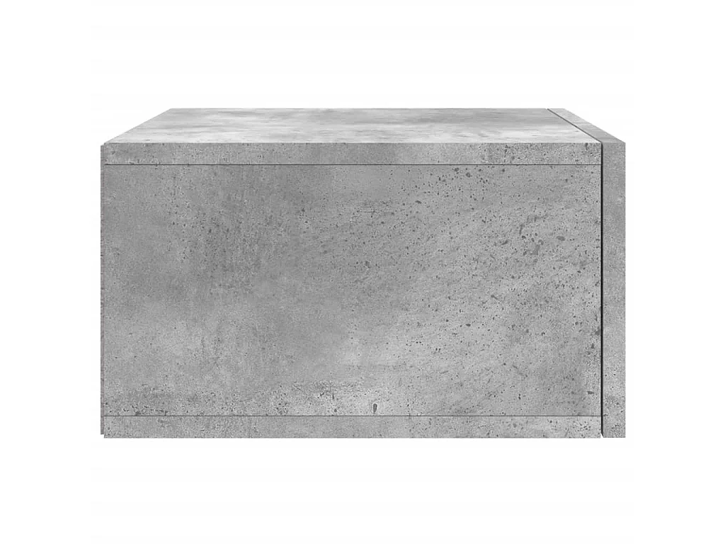 Wand-Nachttisch Betongrau Nachtschrank 35x35x20 cm -RN84454