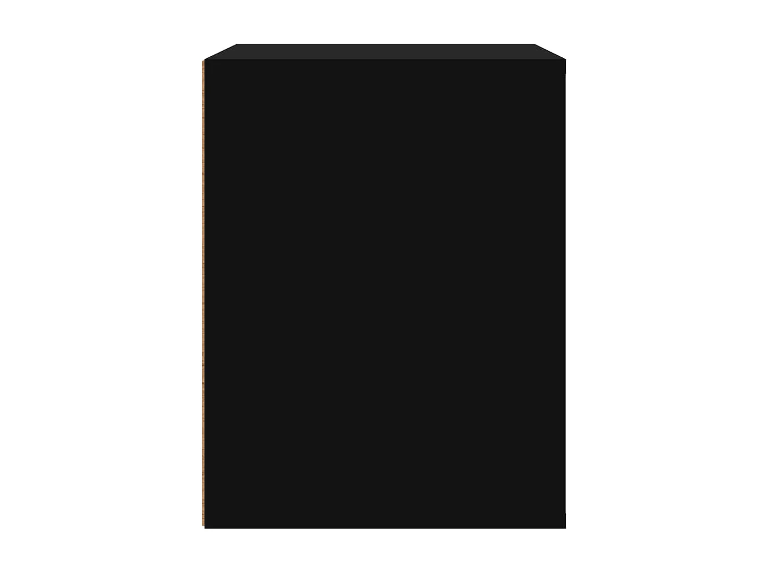 Wand-Nachttisch Nachtschrank Schwarz 50x36x47 cm -RN61581