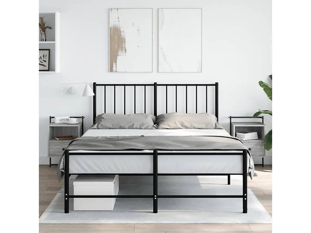 2er-Set Wand-Nachttische Nachtschrank Grau Sonoma 40x30x61 cm Holzwerkstoff -RN88205