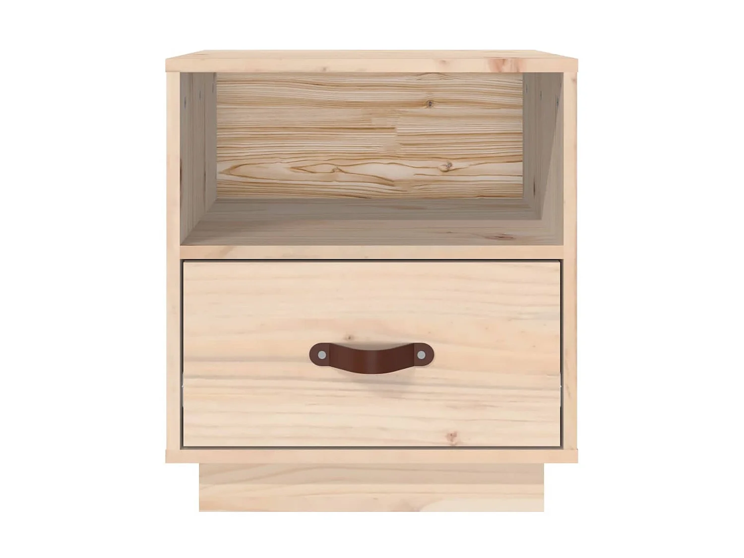 Nachttisch Nachtschrank 40x34x45 cm Massivholz Kiefer -RN25327