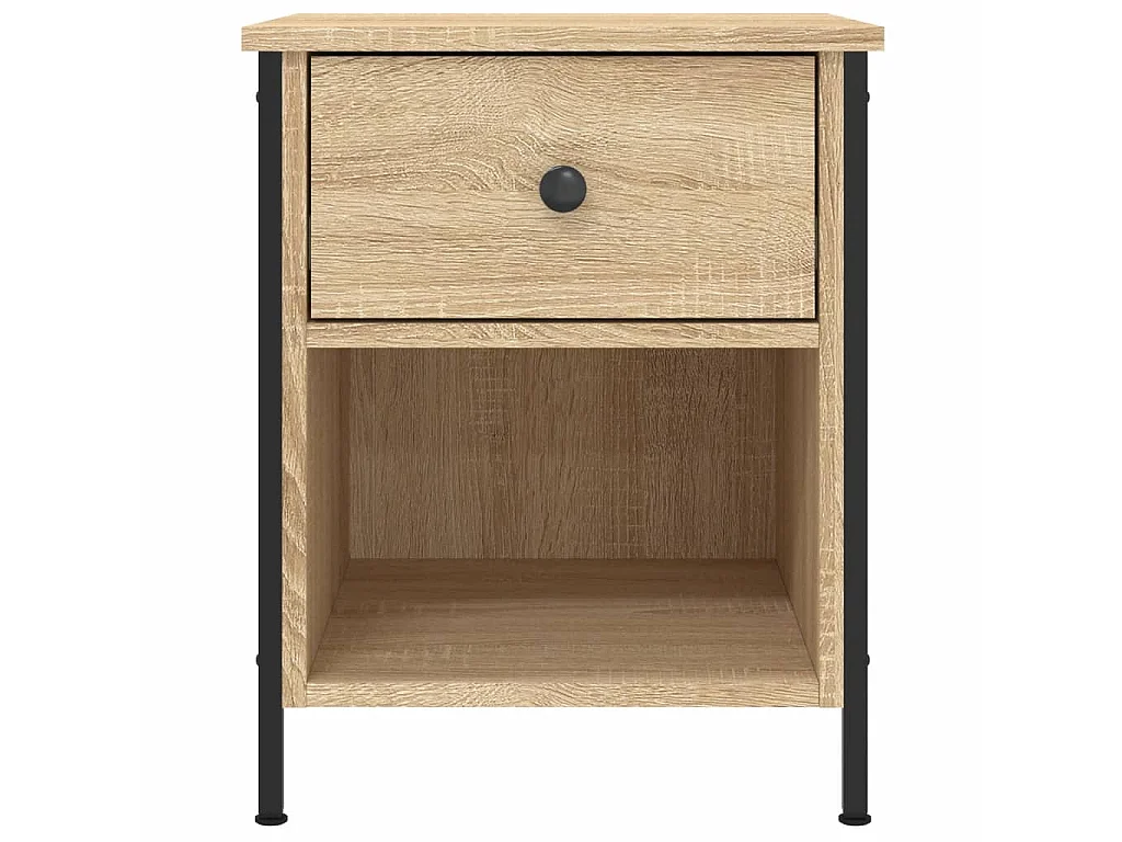 Nachttisch Nachtschrank Sonoma-Eiche 40x42x50 cm Holzwerkstoff -RN52537