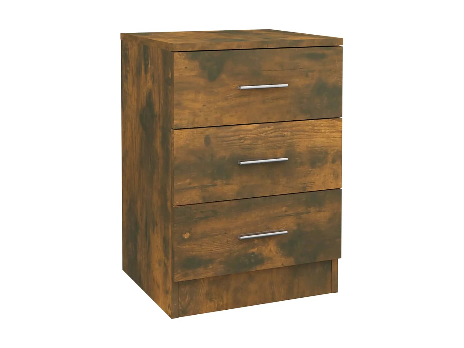 2er-Set Nachttische Nachtschrank Räuchereiche 38x35x56 cm Holzwerkstoff -RN26984