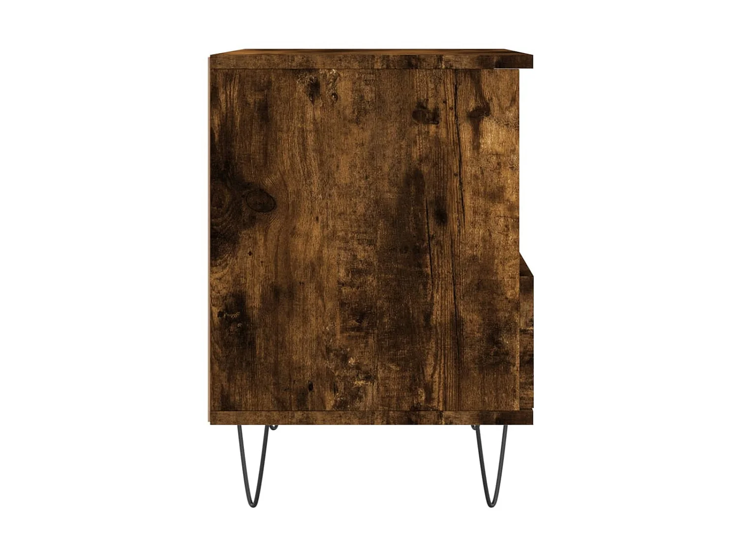 Nachttisch Nachtschrank Räuchereiche 40x35x50 cm Holzwerkstoff -RN48511