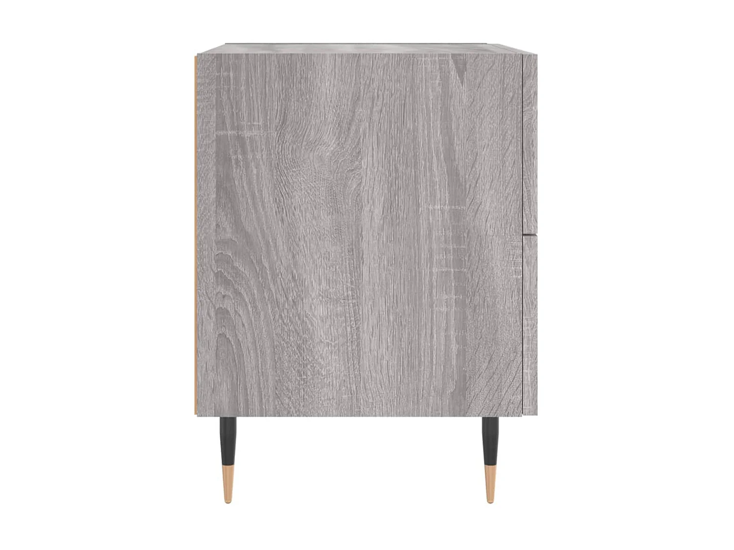Nachttisch Grau Nachtschrank Sonoma 40x35x47,5 cm Holzwerkstoff -RN93016
